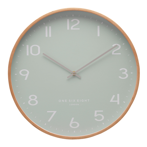 OLIVIA Aqua 53cm Silent Wall Clock