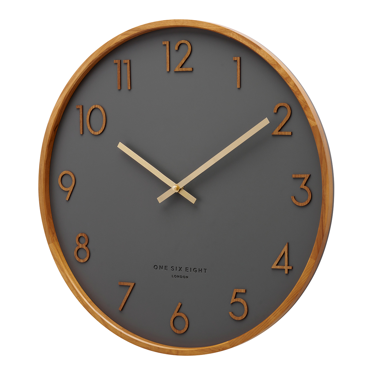 Scarlett - 50cm Charcoal Wall Clock
