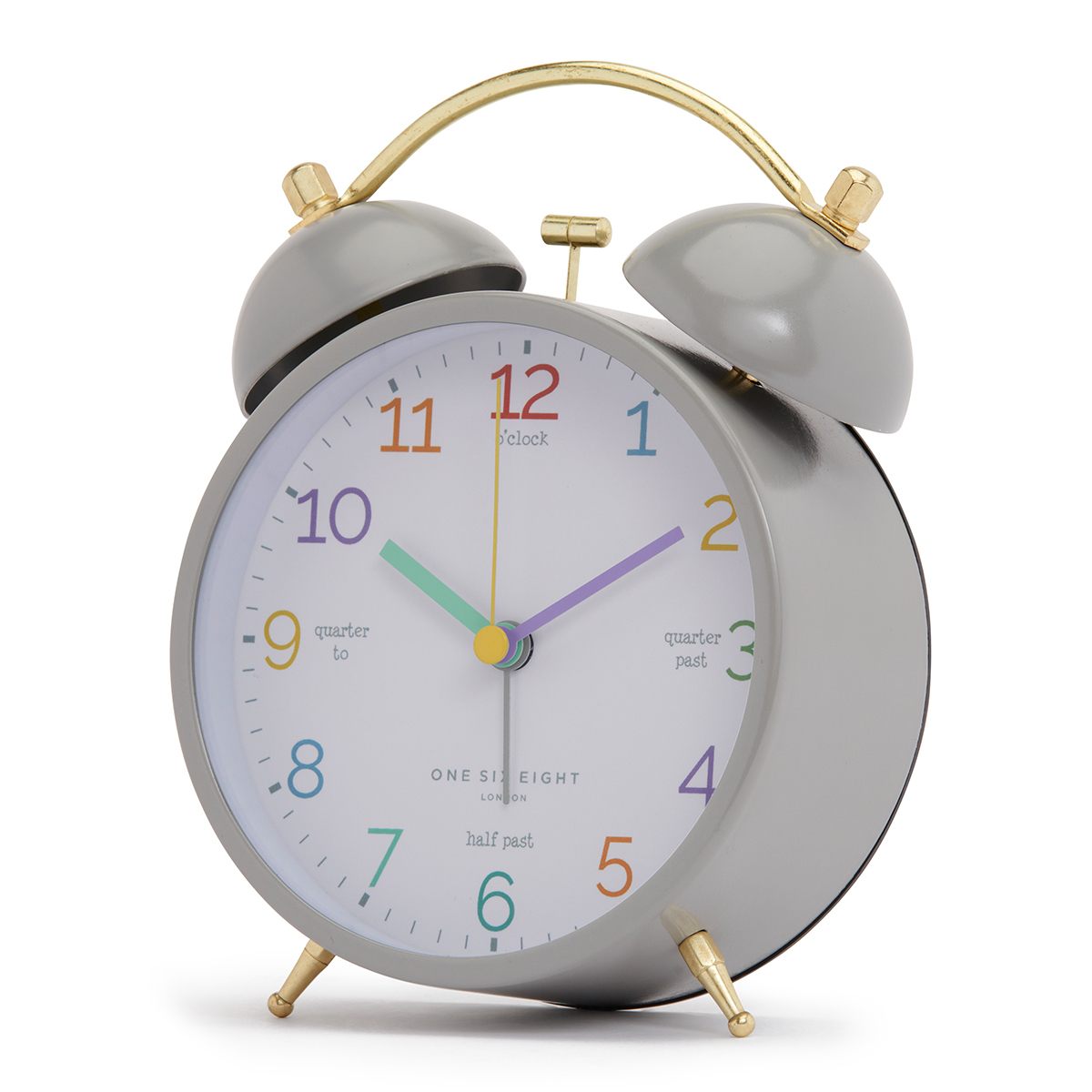 Medicinaal magnifiek spel Learn the Time Grey Alarm Clock