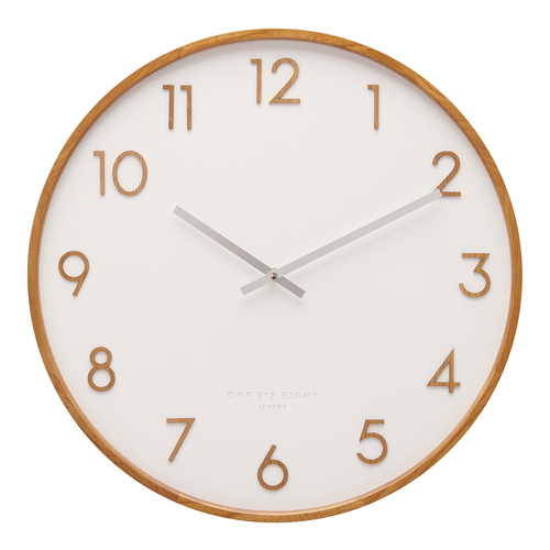 SCARLETT White 50cm Wall Clock