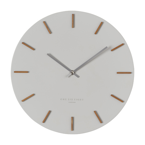 IVY Cool Grey 35cm Silent Wall Clock