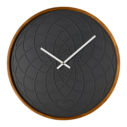 SPIRO Charcoal Grey 50cm Wall Clock