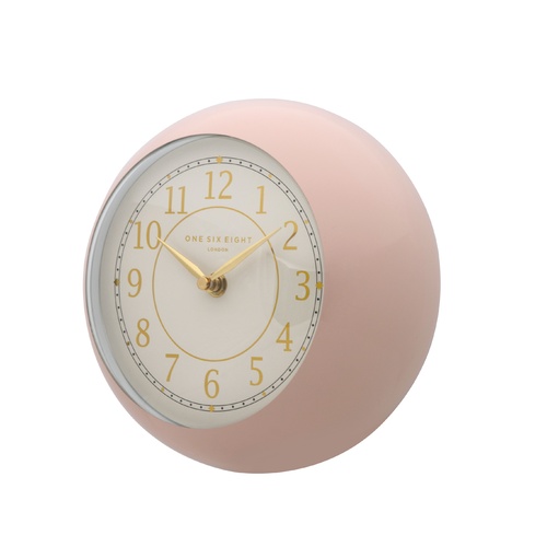 EMILY Blush 21cm Metal Wall Clock