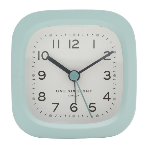 HARRY Duck Egg Blue 8cm Silent Alarm Clock