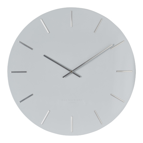 LUCA Light Grey 30cm Silent Wall Clock