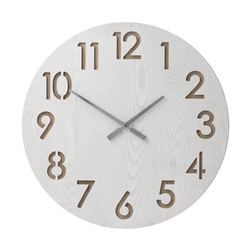 Henrik 60cm Wall Clock - White