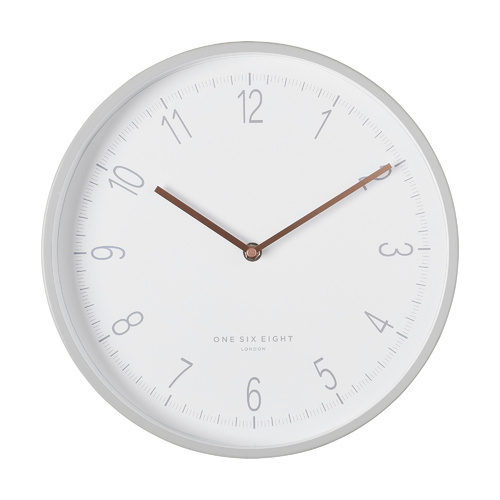 ELIZA 30cm Cool Grey Silent Wall Clock