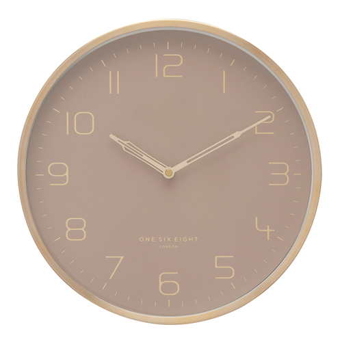 LILY 30cm Dusty Rose Silent Wall Clock