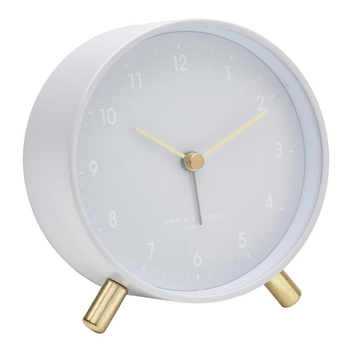 ALANA Cool Grey Silent Alarm Clock