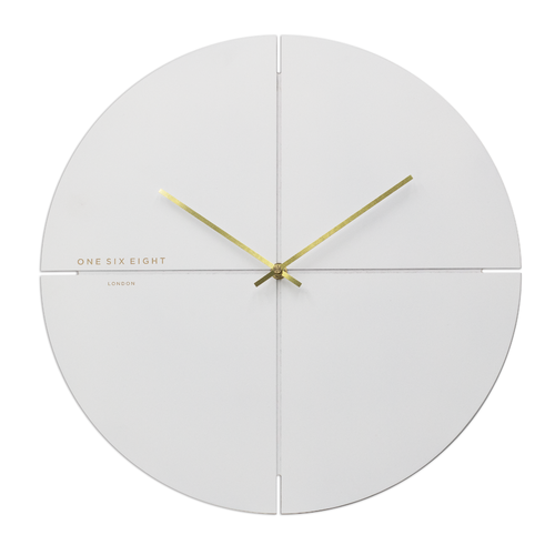 LIAM 40cm White Silent Wall Clock