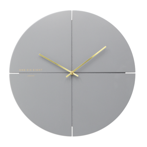 LIAM 40cm Cool Grey Silent Wall Clock