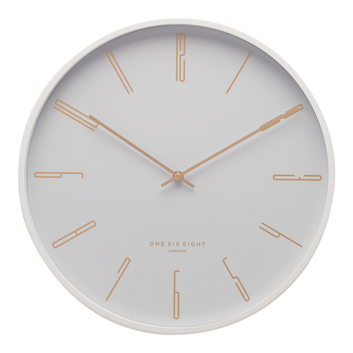 MAYA 30cm White Silent Wall Clock