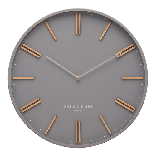 ESME 40cm Grey Silent Wall Clock