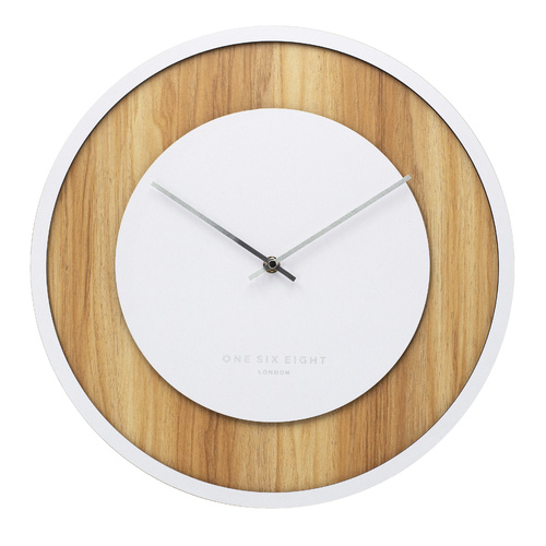 EMILIA White 40cm Silent Wall Clock