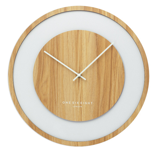 EMILIA Natural 40cm Silent Wall Clock