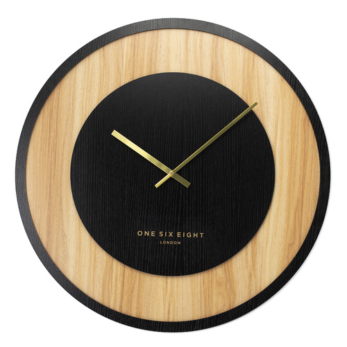 Emilia Charcoal 60cm Silent Wall Clock