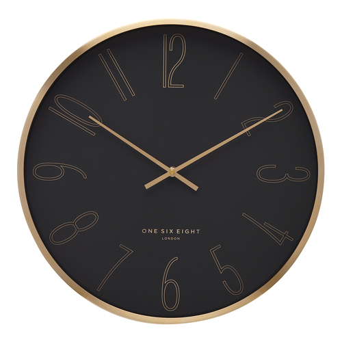 ASTRID 40cm Charcoal Grey Silent Wall Clock