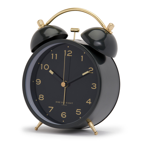 ELSA Grey Alarm Clock