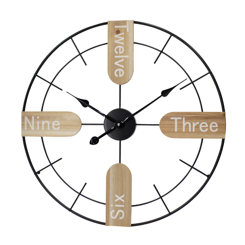 Dean 60cm Silent Wall Clock