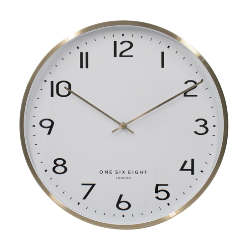 LISE 40cm Champagne Gold Silent Wall Clock