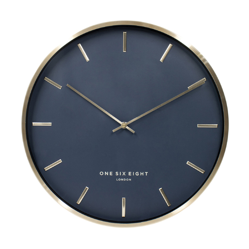 AVALON 40cm Petrol Blue Silent Wall Clock