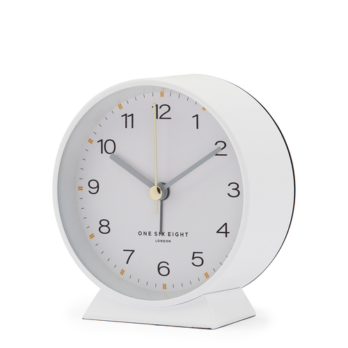HAYLEY White Alarm Clock