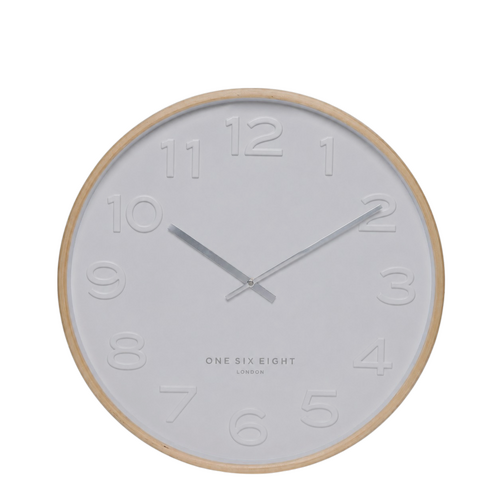 Bella White 41cm Silent Wall Clock