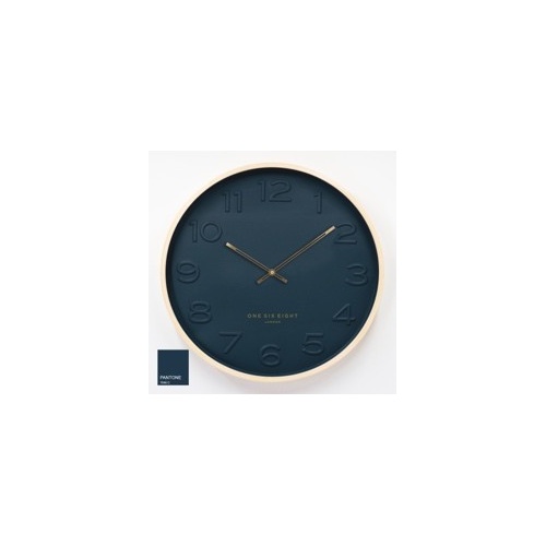 BELLA Ocean Blue 53cm Silent Wall Clock