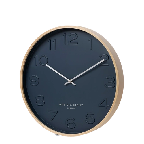 BELLA Ocean Blue 53cm Silent Wall Clock
