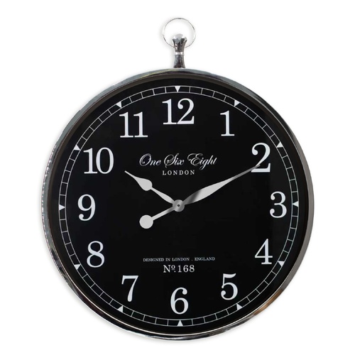 ELIZABETH Black 70cm Wall Clock