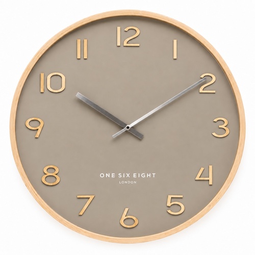 WALLACE Latte 41cm Silent Wall Clock
