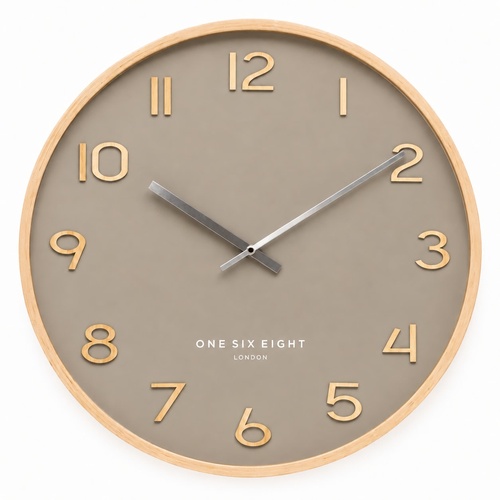 WALLACE Latte 53cm Silent Wall Clock
