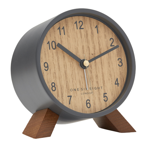 FRANKIE Charcoal Silent Alarm Clock
