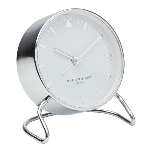 LARA White Silent Alarm Clock