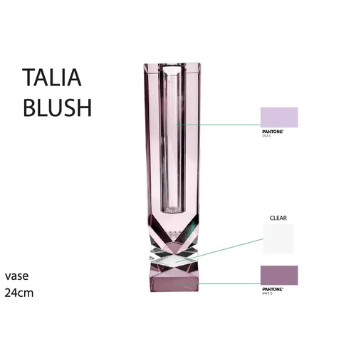 Talia Blush Vase 24cm