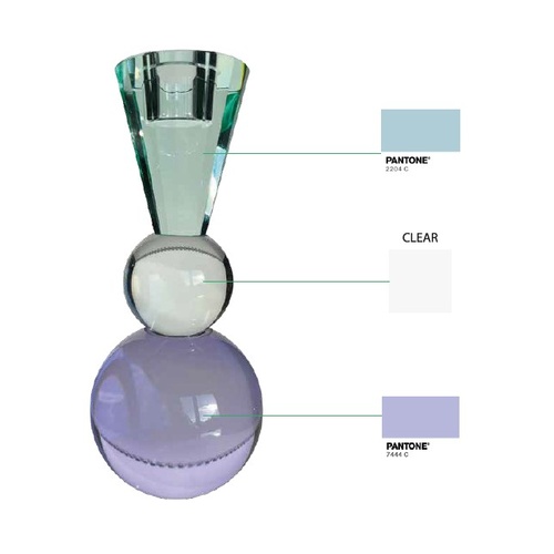 Nora Lilac Candle Holder 22cm