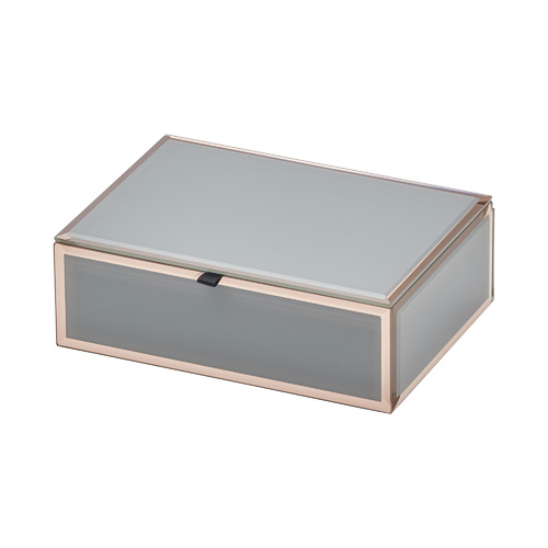 FLORENCE Grey / Rose Gold Medium Jewellery Box