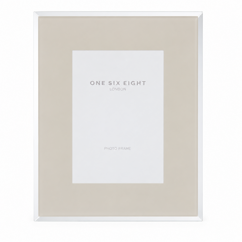 CLARA 7 x 5 Off White Glass Photo Frame