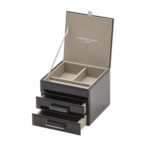 GABRIELLA Black Small Jewellery Box