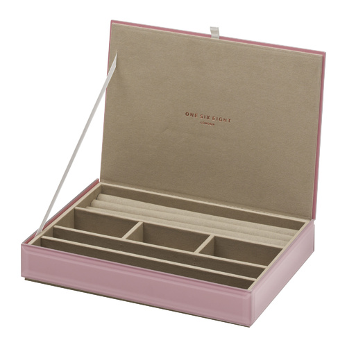 Stackable Jewellery Box With Lid - Dusty Rose