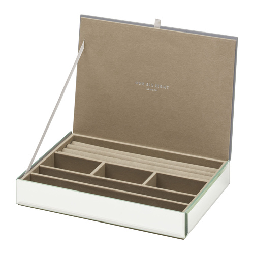 Stackable Jewellery Box With Lid - Mirror