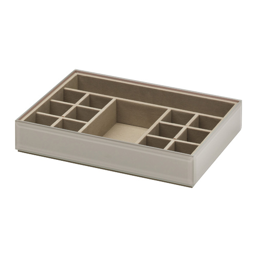 Stackable Fine Jewellery & Trinket Tray - Grey