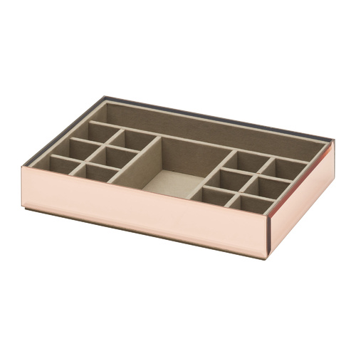 Stackable Fine Jewellery & Trinket Tray - Rose Gold