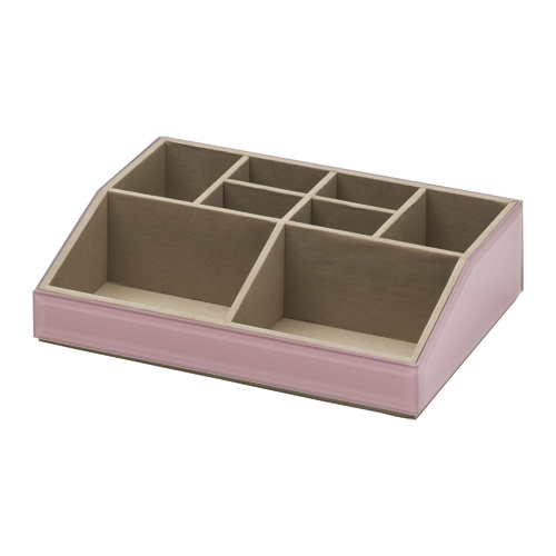 Stackable Cosmetics Caddy - Dusty Rose