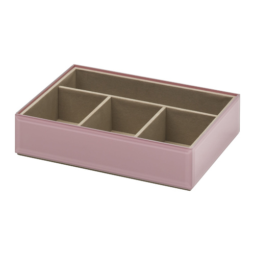 Stackable Necklace & Bracelet Tray - Dusty Rose