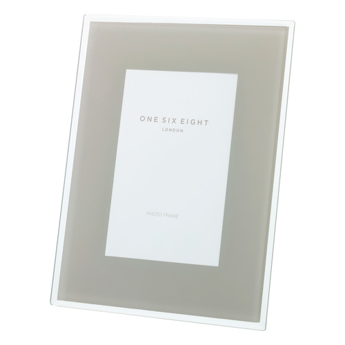10 x 8 Cool Grey Glass Photo Frame