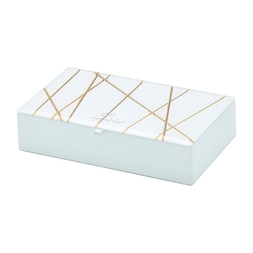 Geo Gold Medium Jewellery Box