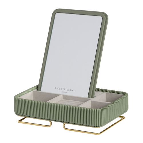 CAROLINA Sage Green Jewellery Box