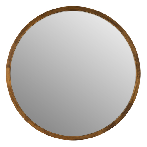 TINA 80cm Dark Solid Wood Mirror