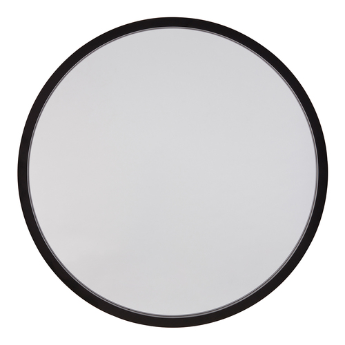 TINA 60cm Black Solid Wood Mirror